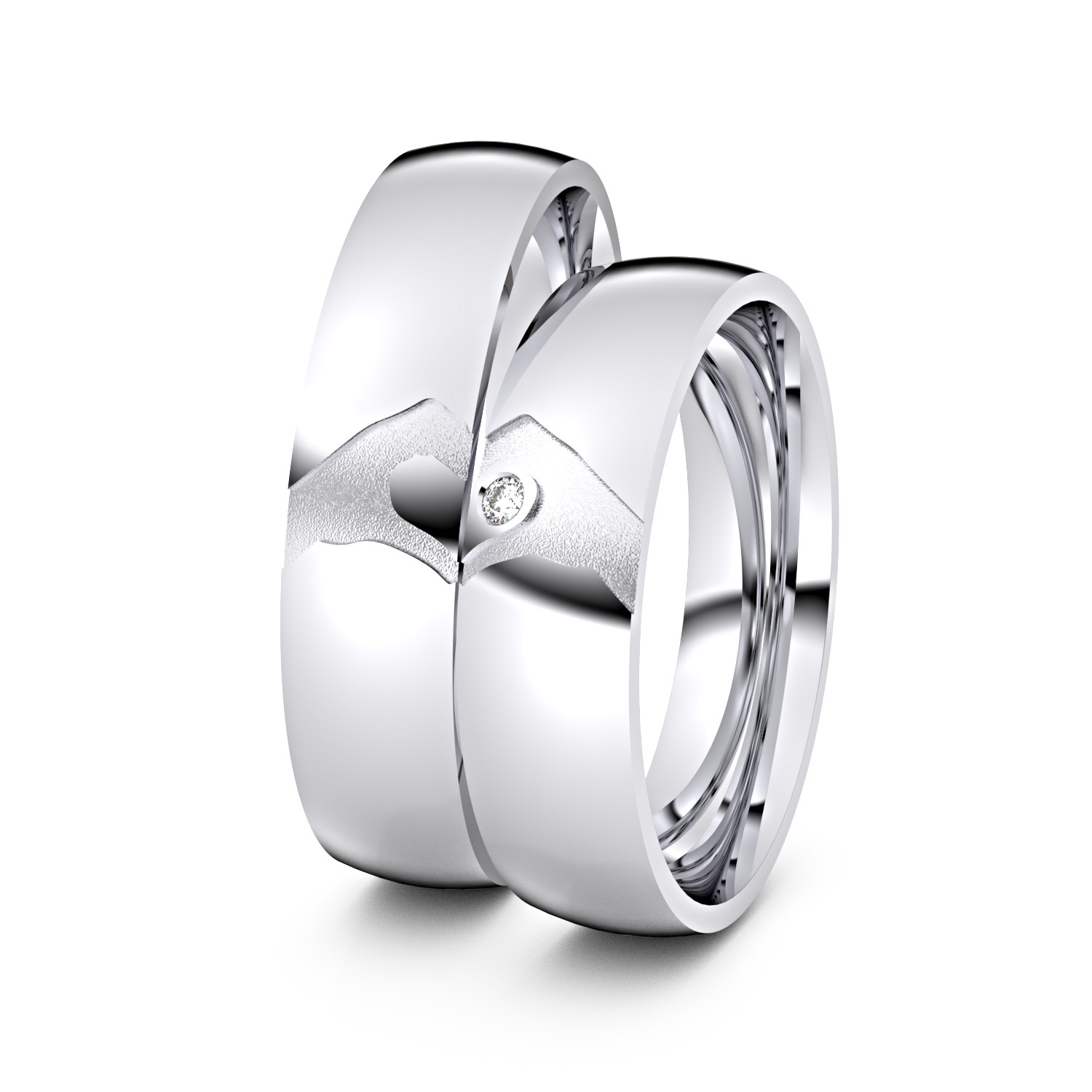 Modell TR279 Hand und Herz 925er Silber - 50351