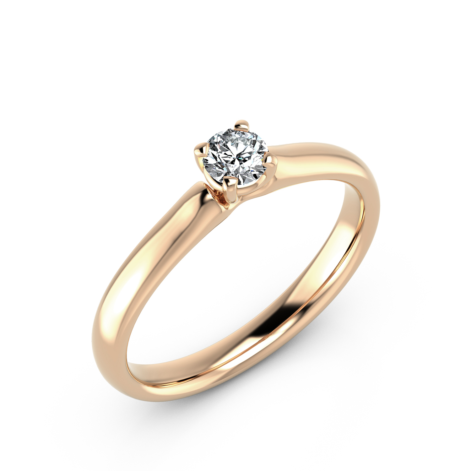 VR040 585er Roségold 1x0.25ct. - 48414