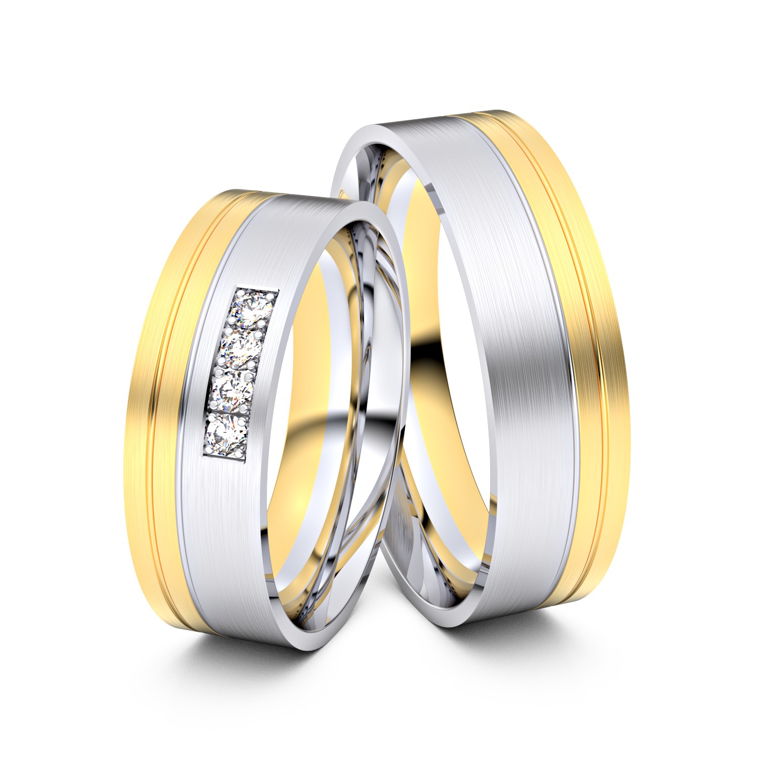 Modell TR178 750er Gelbgold-Weißgold - 31060