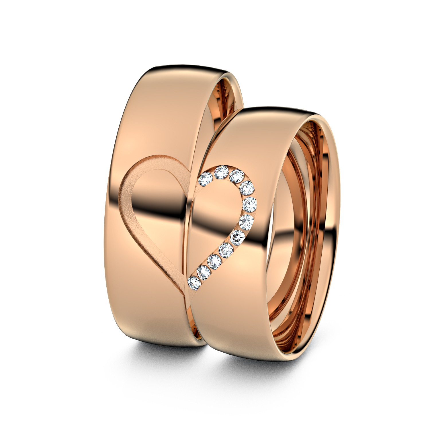 Modell TR153 Herz 333er Rotgold - 29983