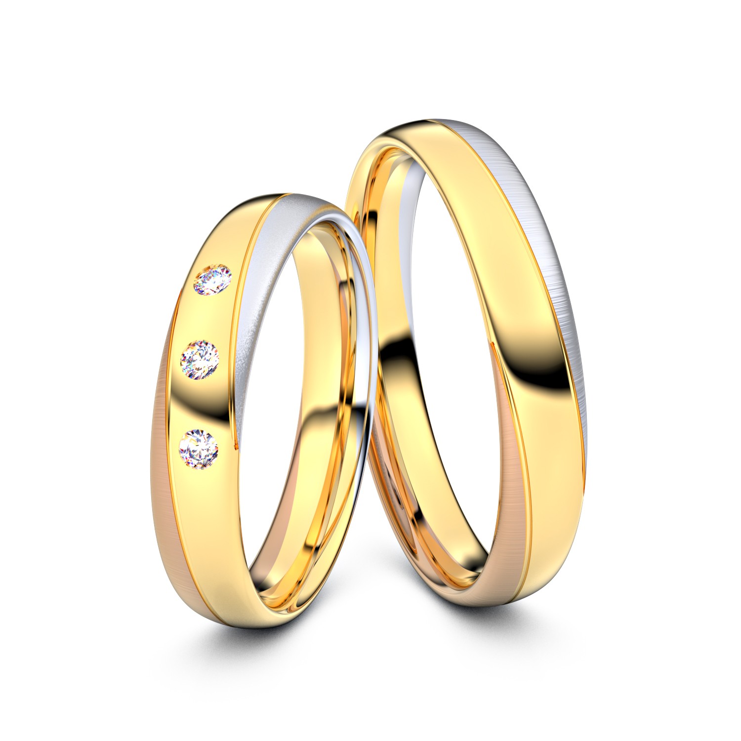 Modell TR288 585er Gelbgold-Weissgold-Rotgold - 35045