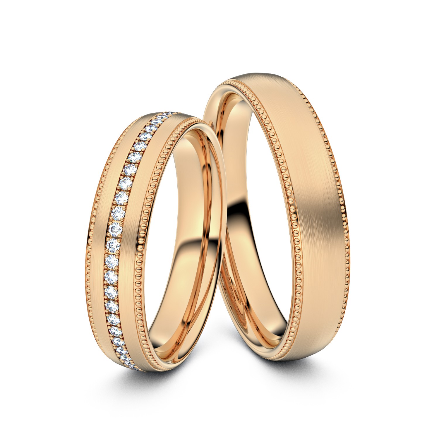 Modell TR114 Double Pearl 750er Roségold - 28267