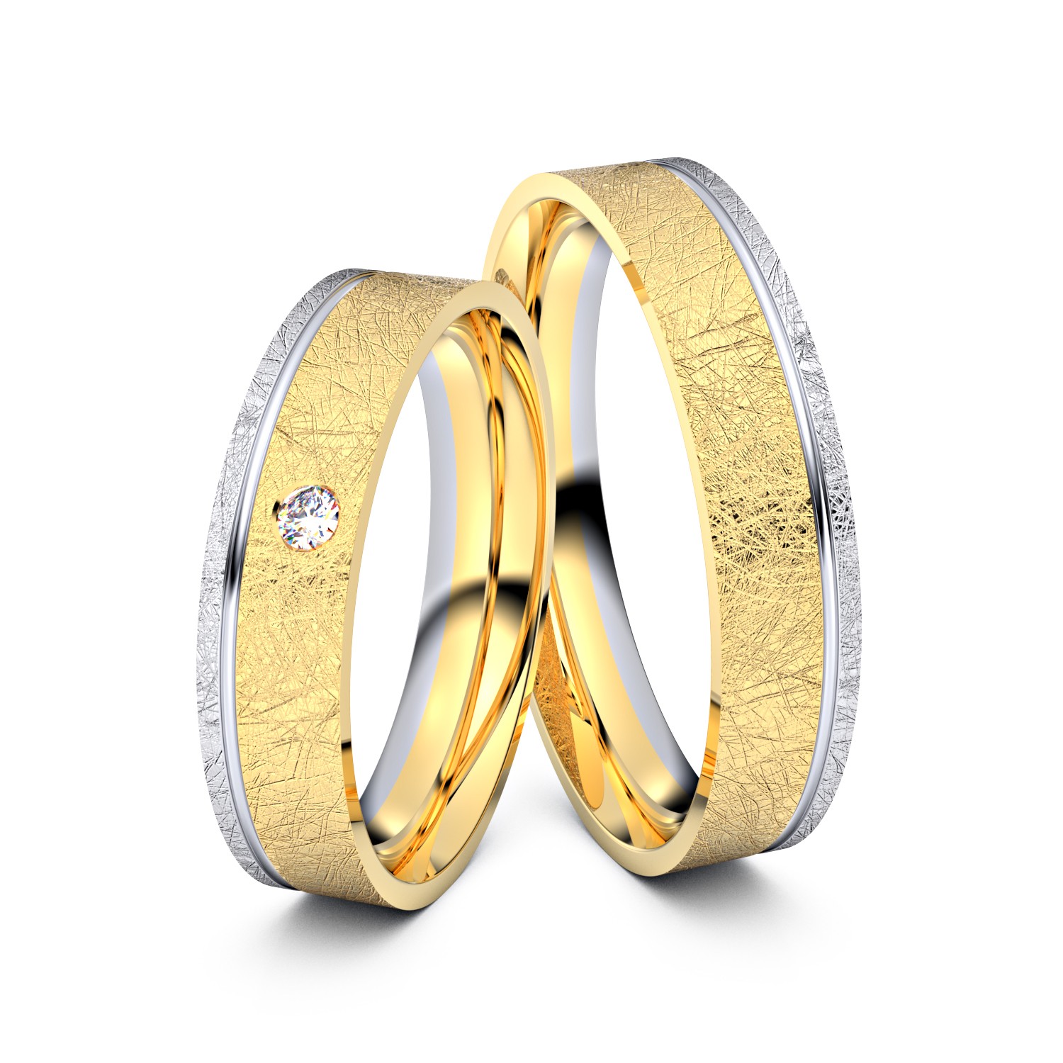 Modell TR129 750er Gelbgold-Weißgold - 28929