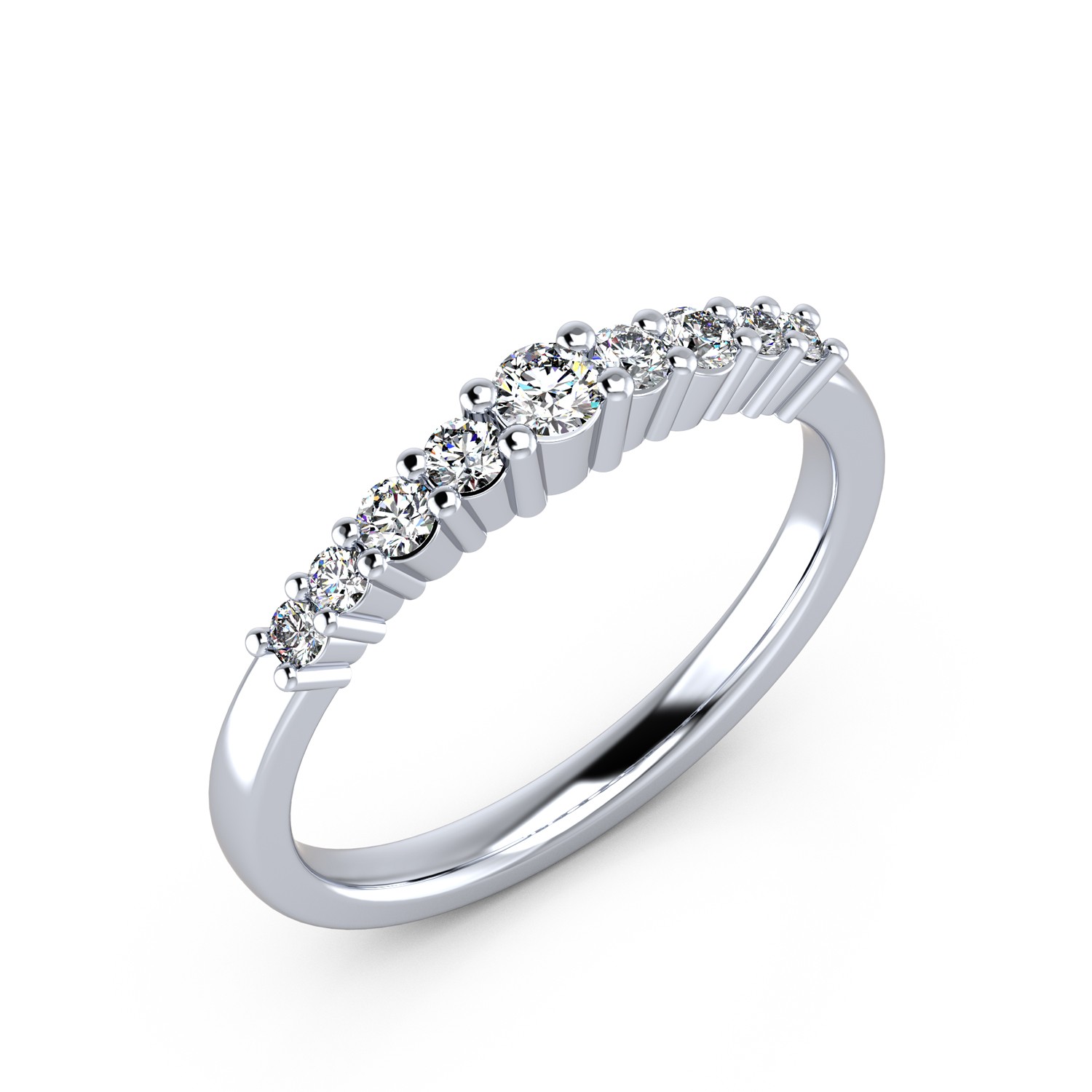 VR012 950er Platin 1x0.09|4x0.04|4x0.025ct. - 45284