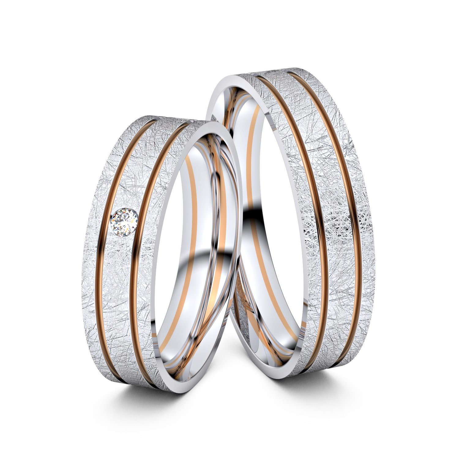 Modell TR191 750er Weißgold-Rotgold - 31457