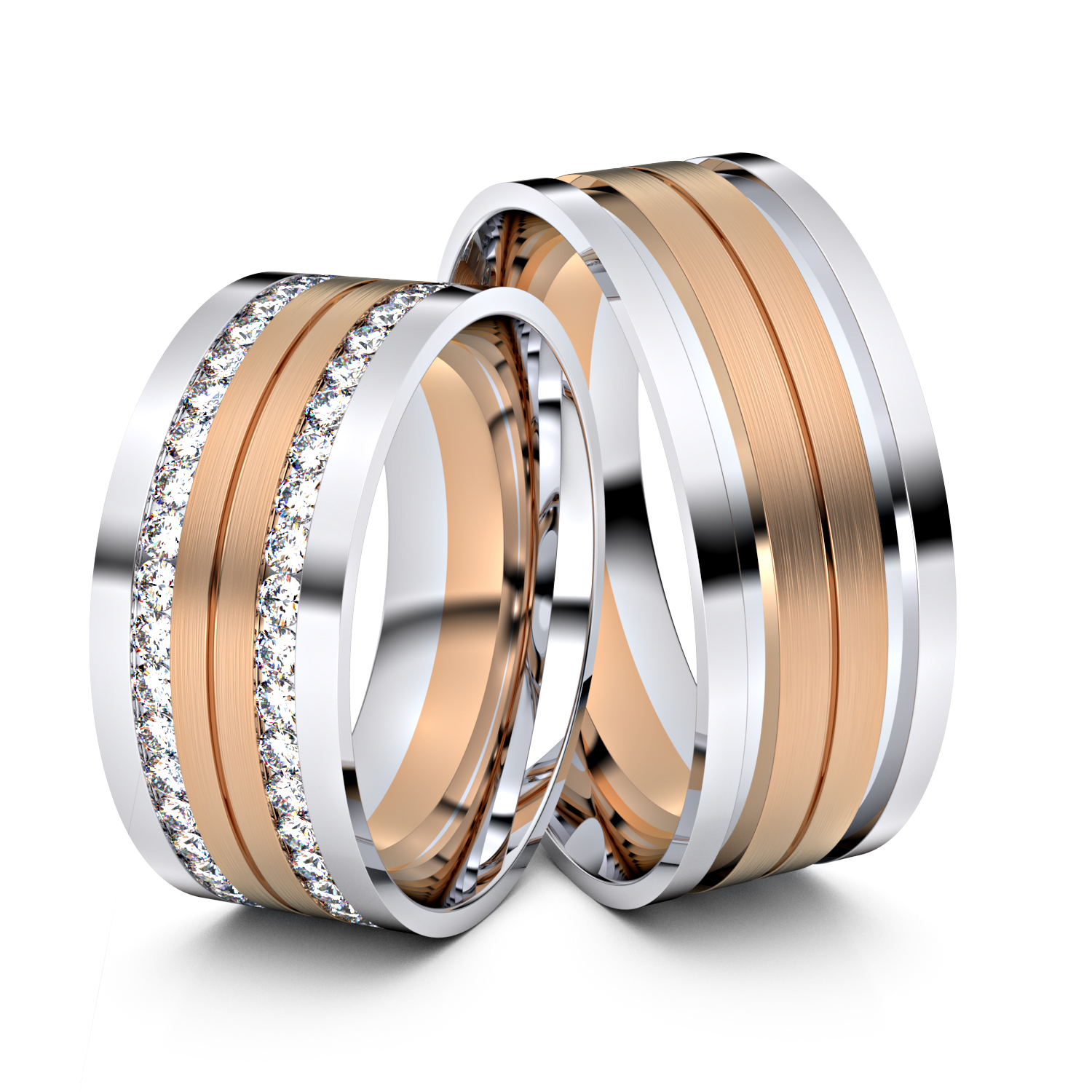 Modell TR357 750er Weißgold-Rotgold - 37495