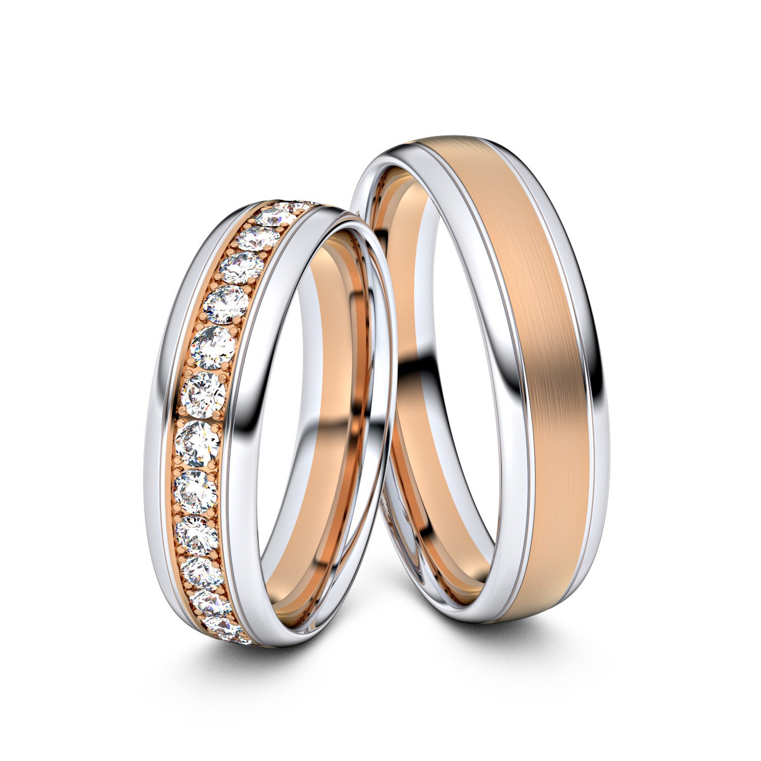 Modell TR266 750er Weißgold-Rotgold - 34342