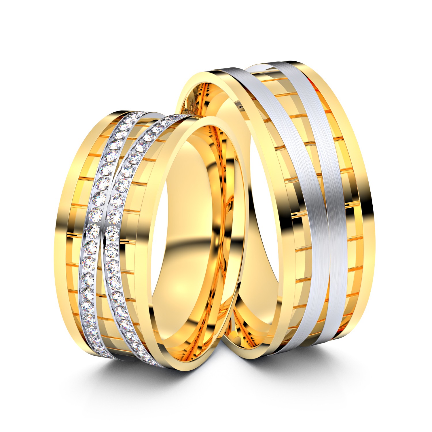 Modell TR354 750er Gelbgold-Weißgold - 37364