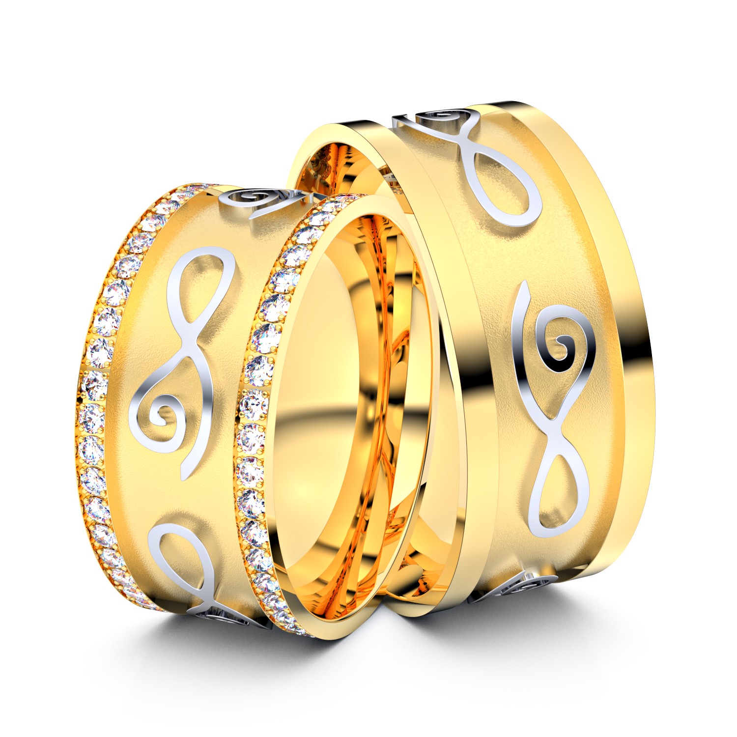 Modell TR337 750er Gelbgold-Weißgold - 36650