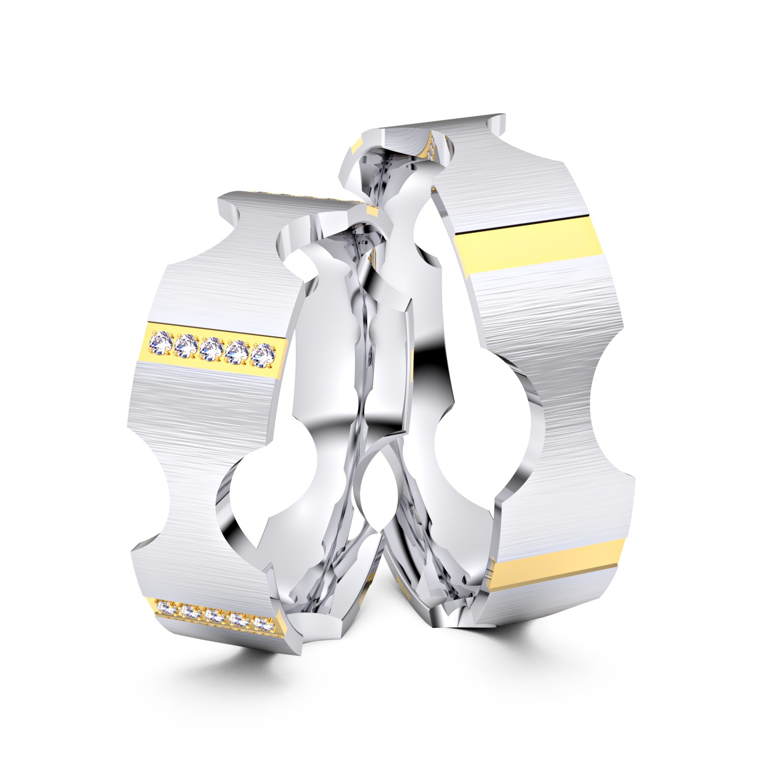 Modell TR352 585er Weißgold-Gelbgold - 37307