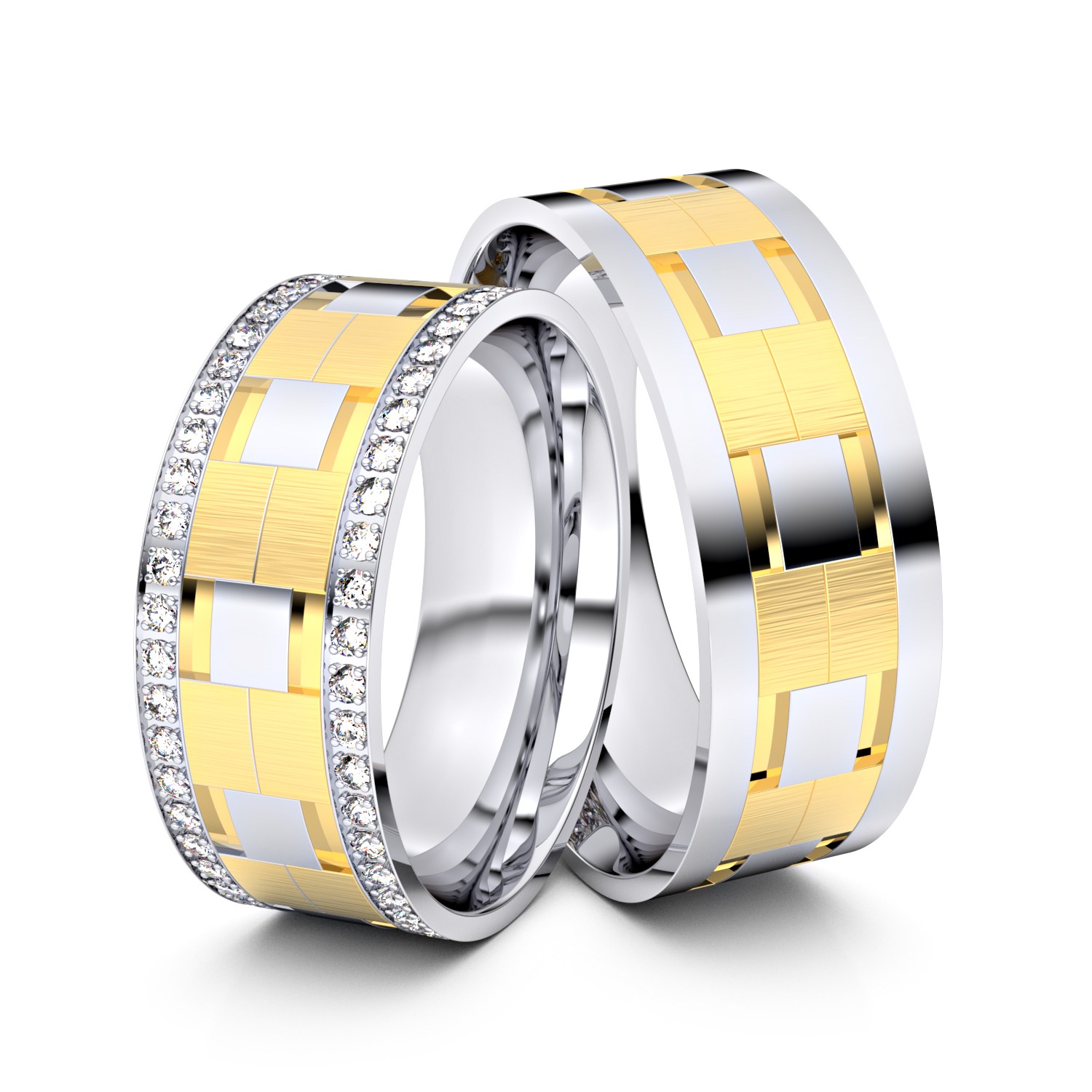 Modell TR015 750er Weißgold-Gelbgold - 24025