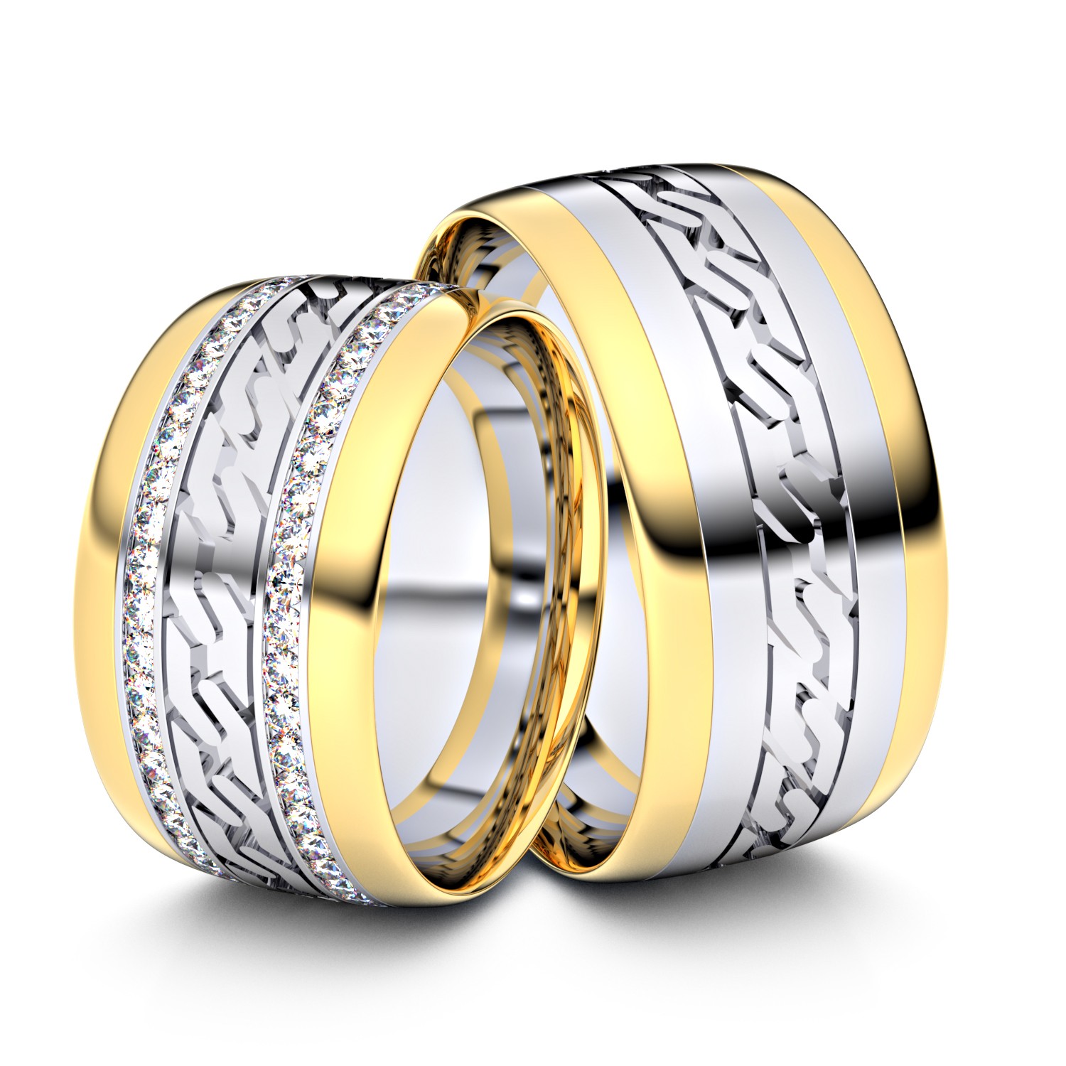 Modell TR360 750er Weißgold-Gelbgold - 37573