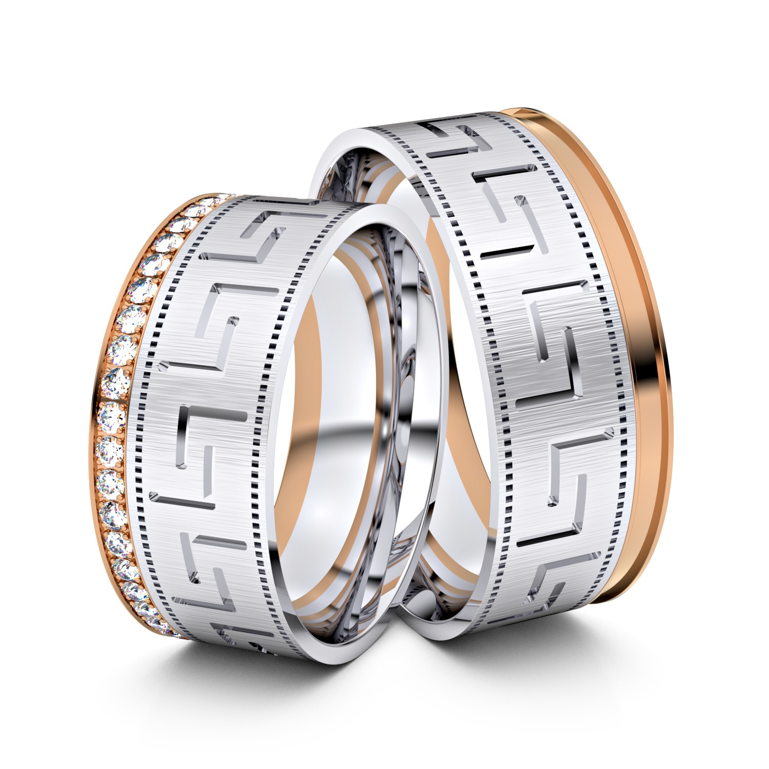 Modell TR306 750er Weißgold-Rotgold - 35650