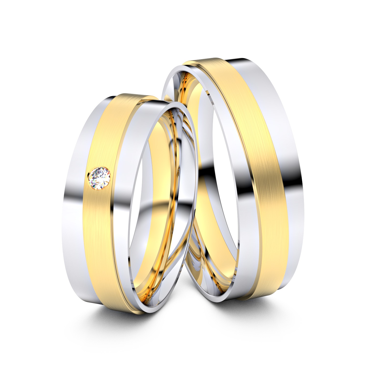 Modell TR347 750er Weißgold-Gelbgold - 37117