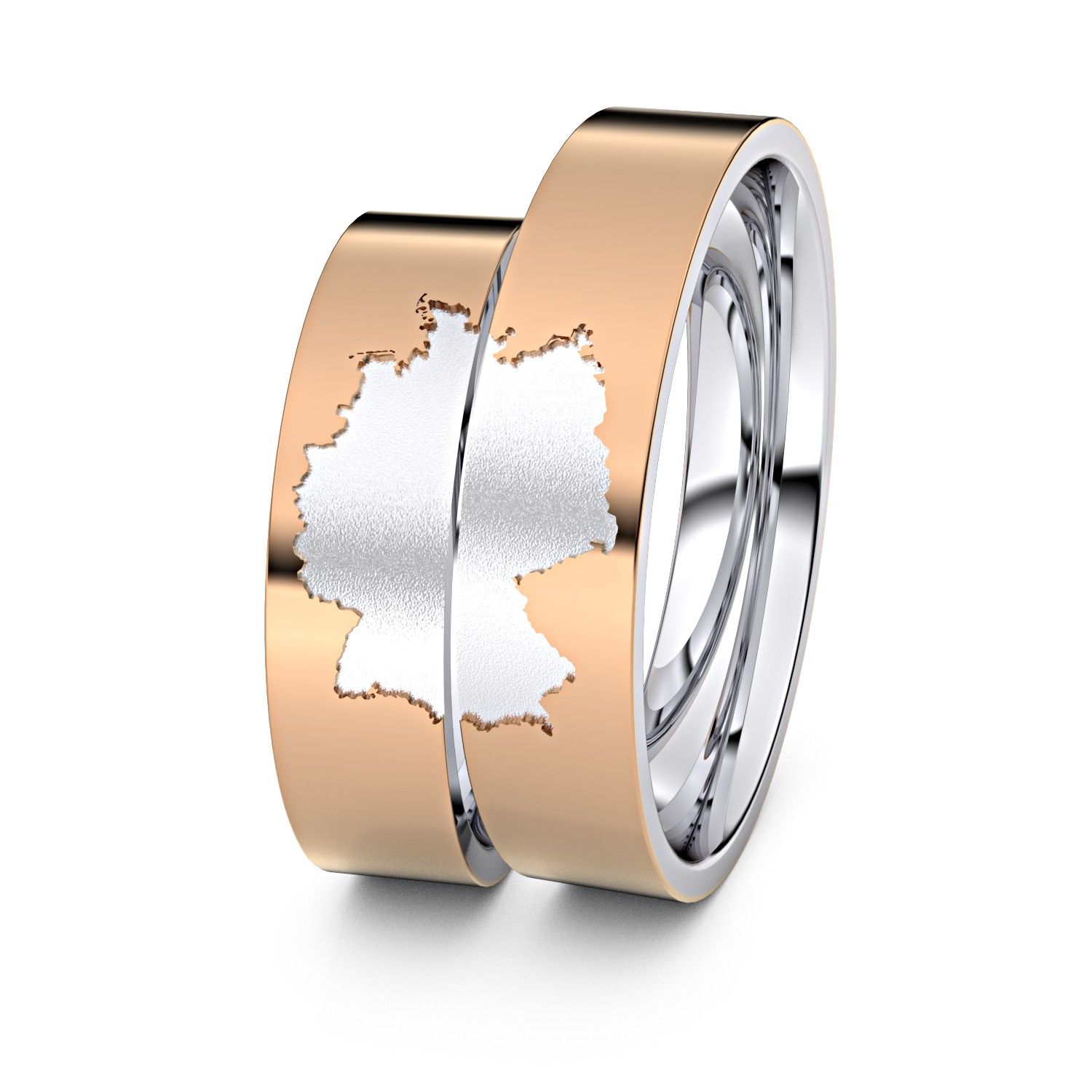Modell TR391 Deutschland 585er Rotgold-Weißgold - 82138