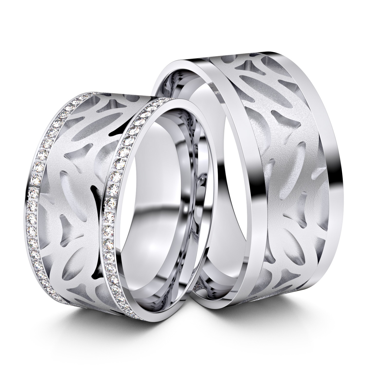 Modell TR087 Natural Leaves 750er Weißgold - 27150