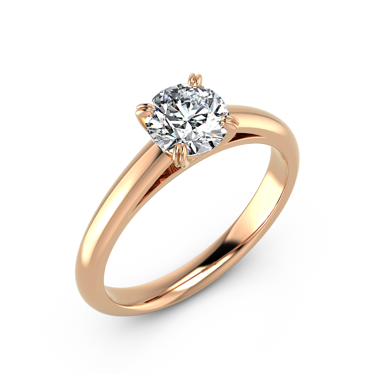 VR025 333er Rotgold 1x1.00ct. - 46871