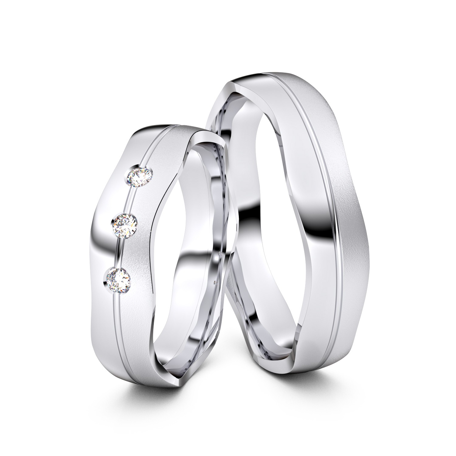 Modell TR028 Wide Wavy 925er Silber - 24596