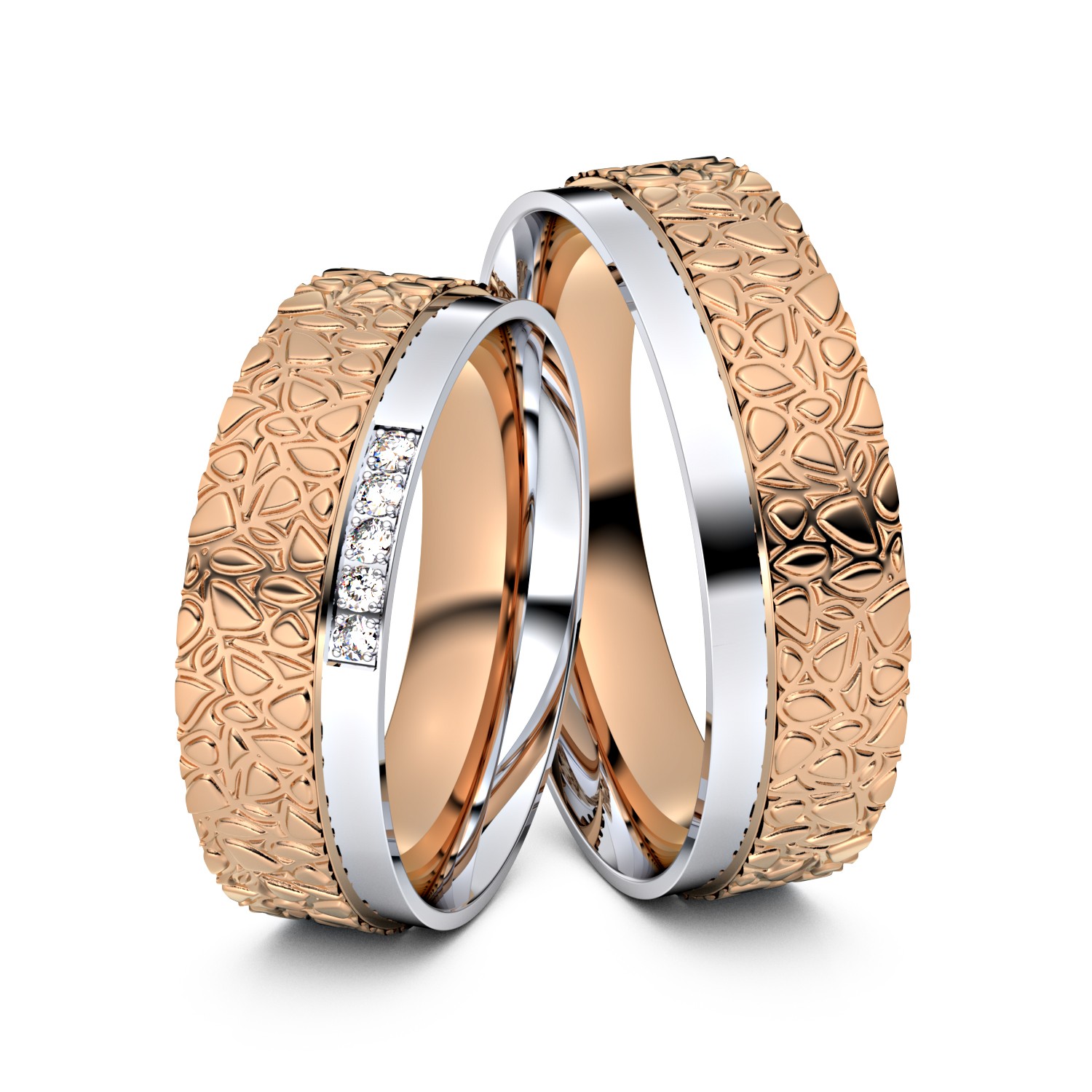 Modell TR218 750er Rotgold-Weißgold - 32363