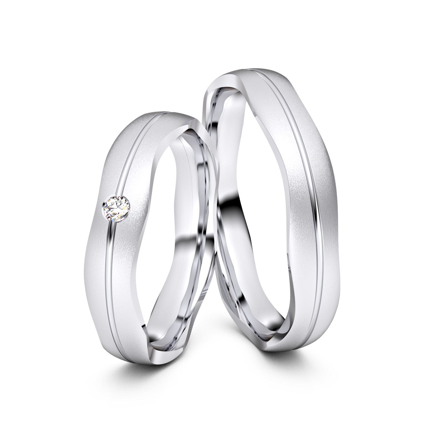 Modell TR013 Small Wavy 925er Silber - 23948