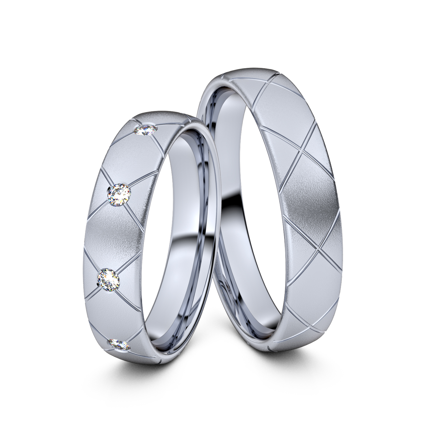 Modell TR409 Criss-Cross 600er Platin - 85359