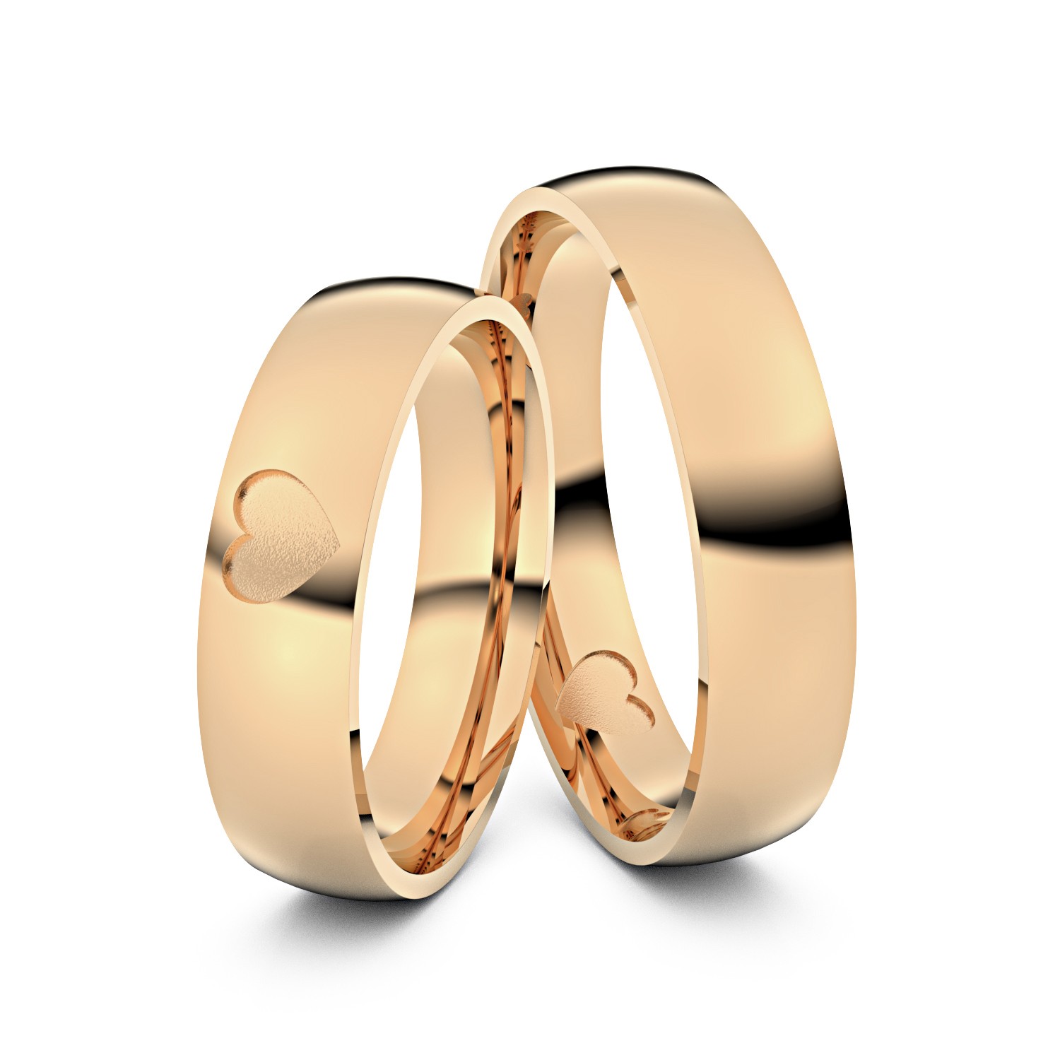 Modell TR397 Herz an Herz 333er Roségold - 82329