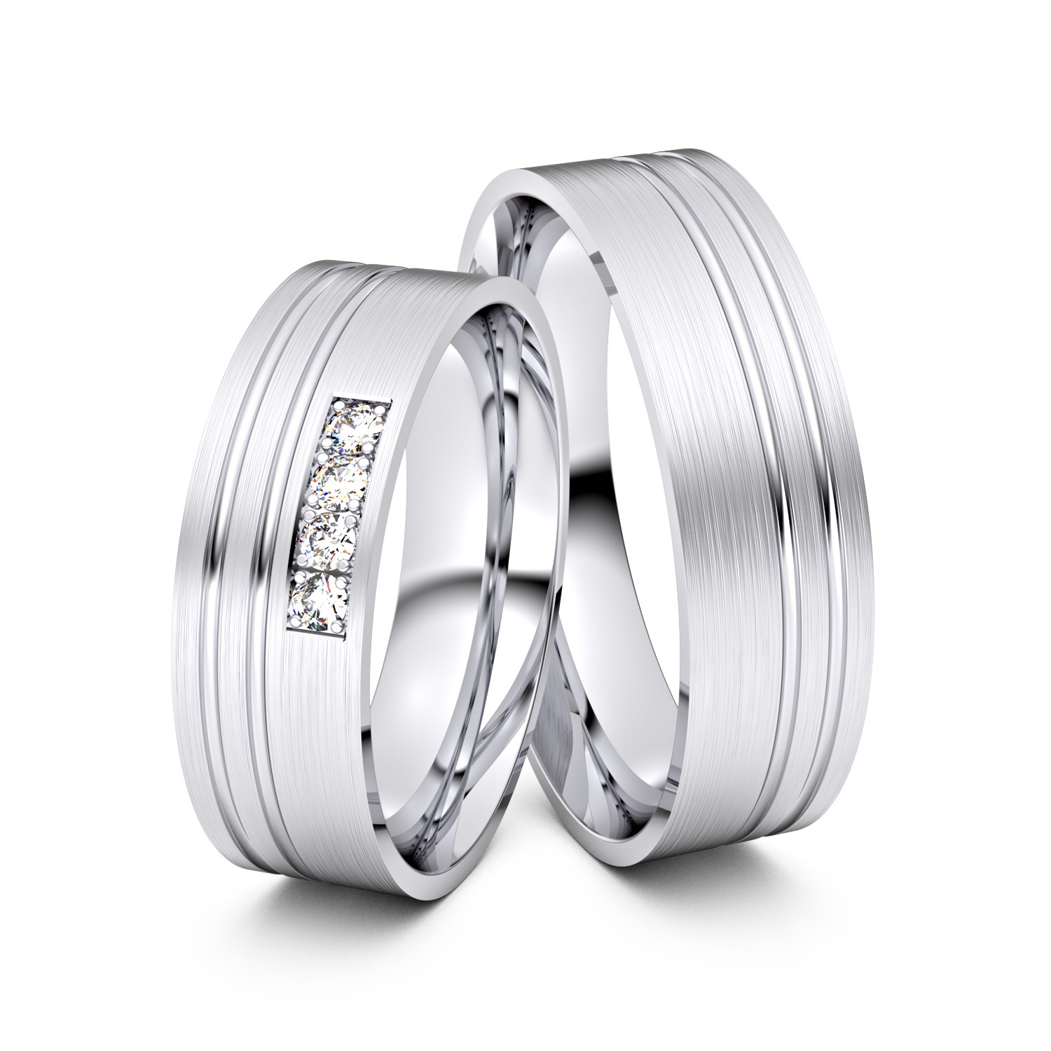 Modell TR090 333er Weißgold - 27203