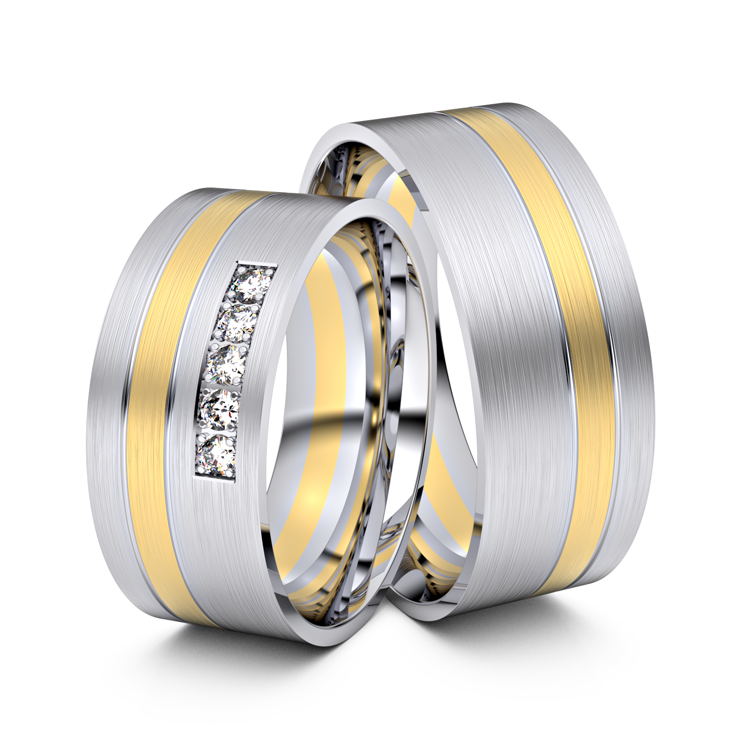 Modell TR041 585er Weißgold-Gelbgold - 25184