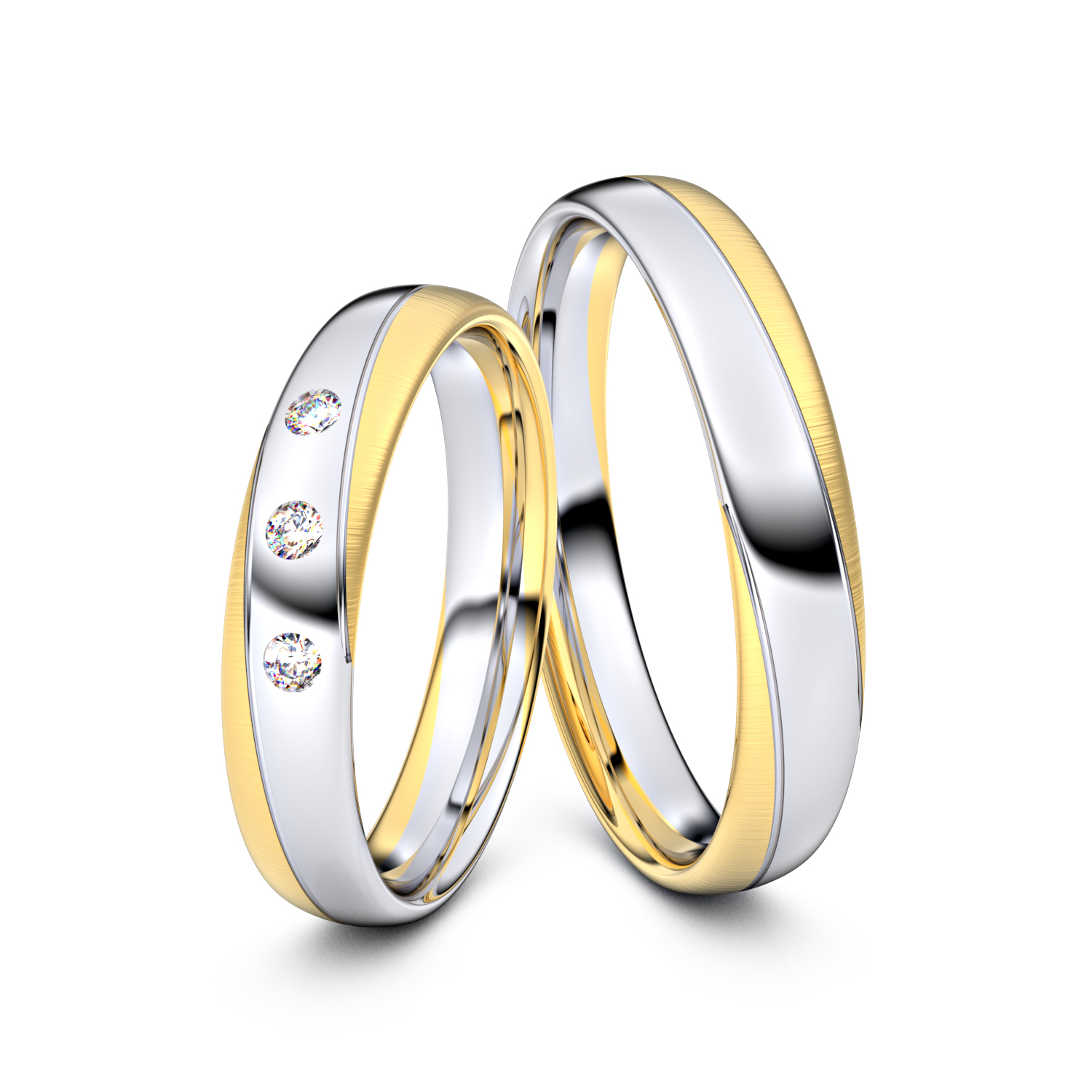 Modell TR288 750er Weißgold-Gelbgold - 35056