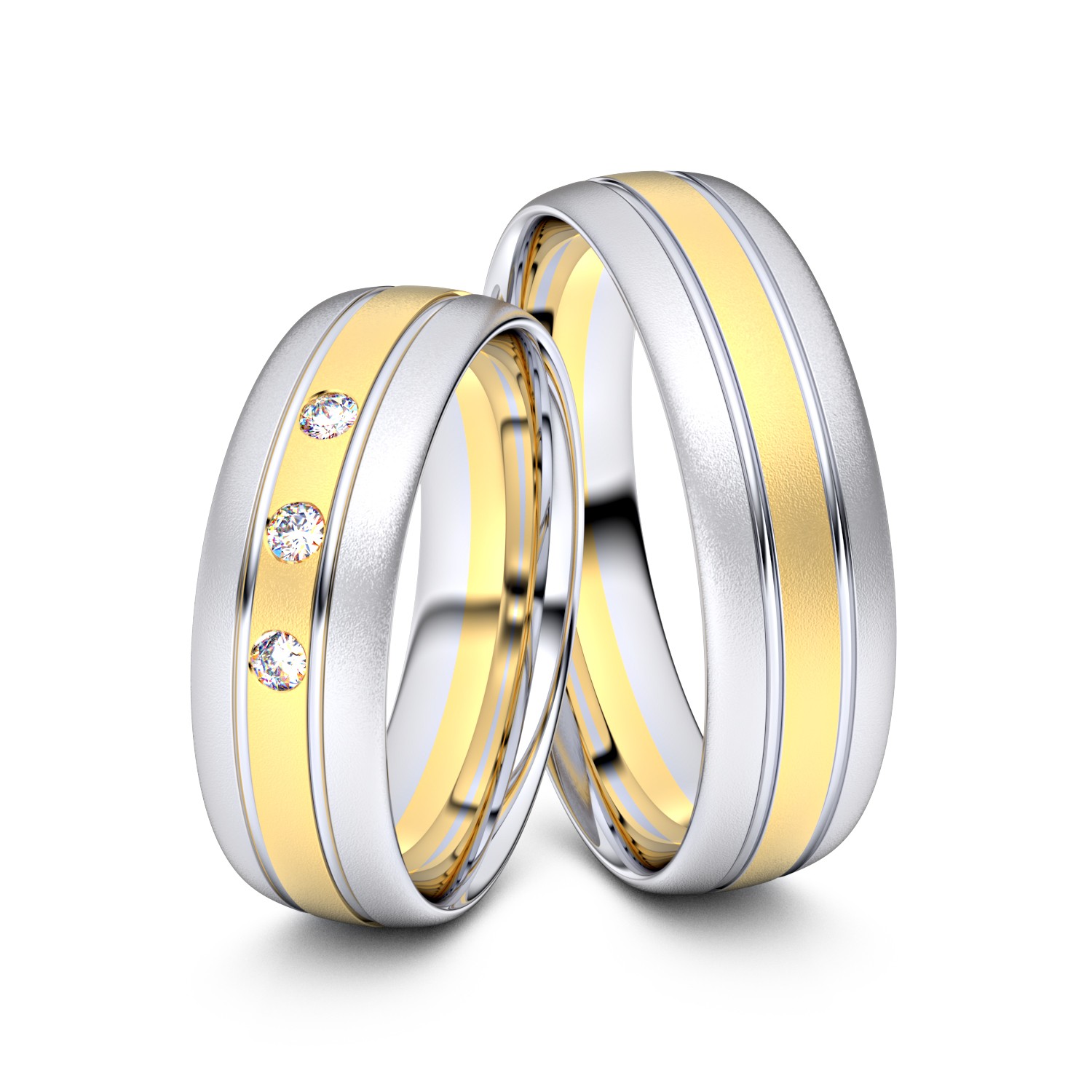 Modell TR026 585er Weißgold-Gelbgold - 24429