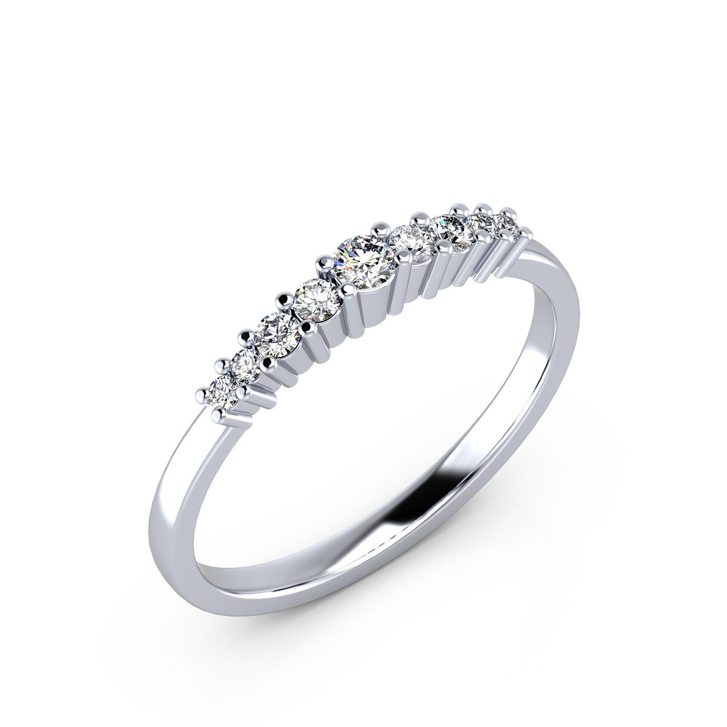 VR012 950er Platin 1x0.06|4x0.025|4x0.01ct. - 45257