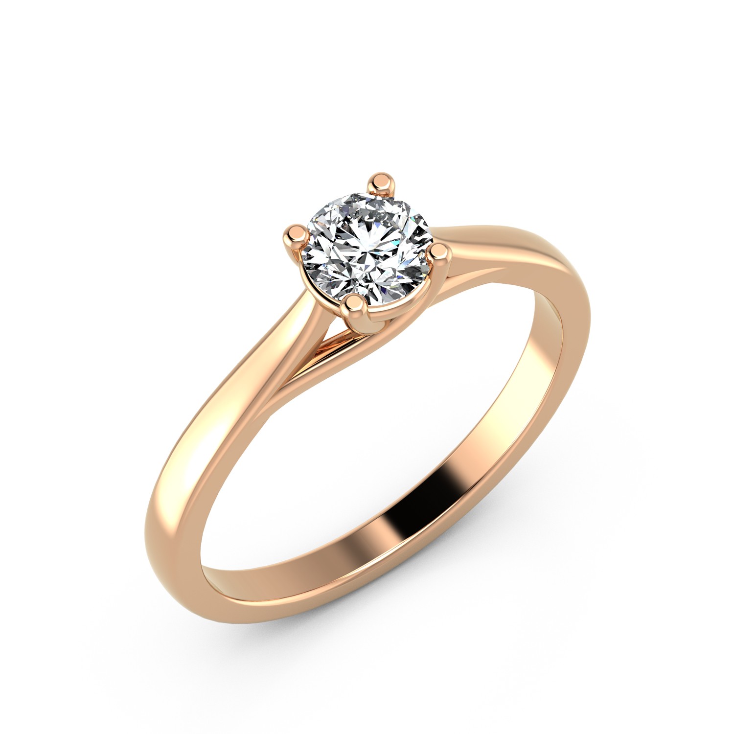 VR014 750er Rotgold 1x0.50ct. - 45494