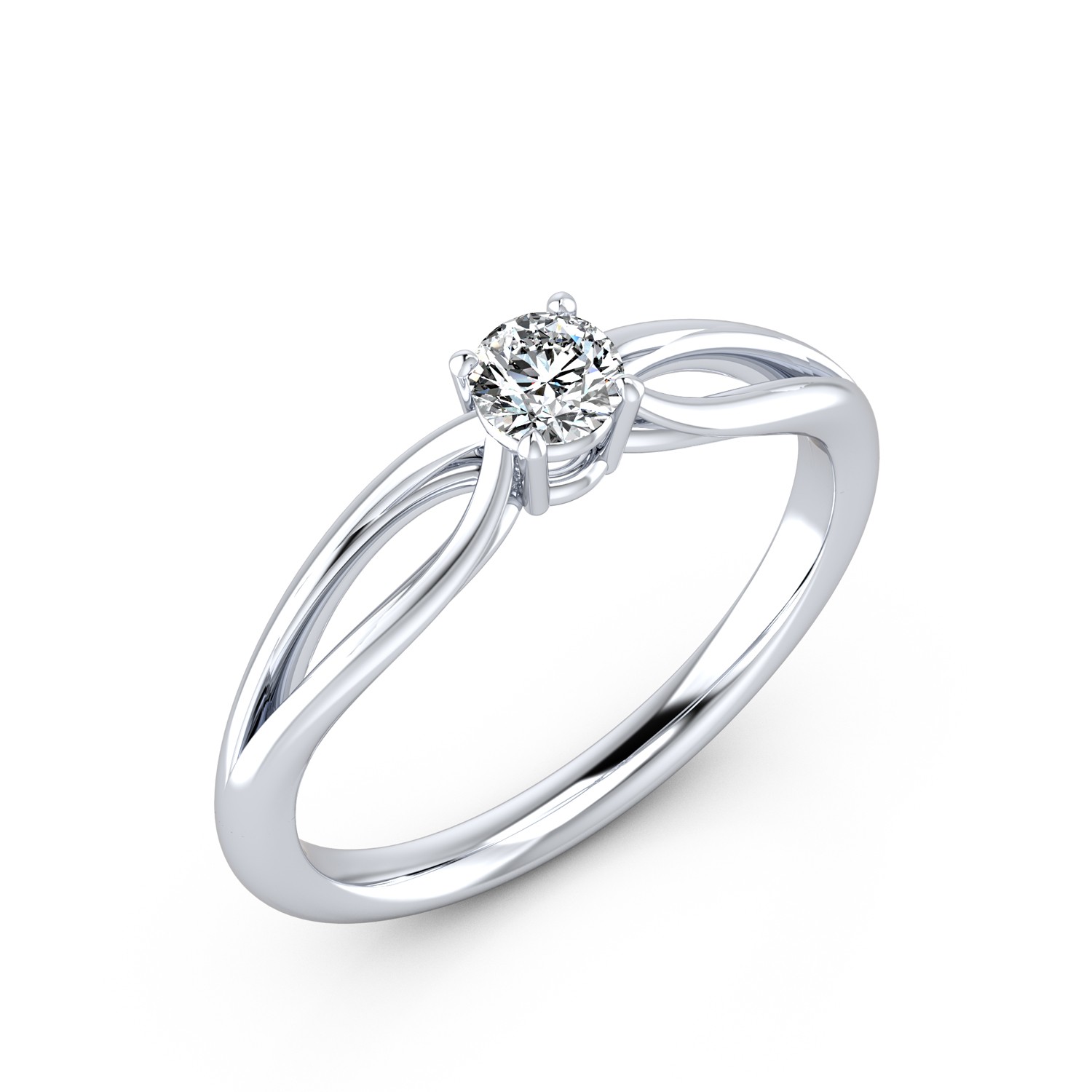 VR016 925er Silber 1x0.25ct. - 45735