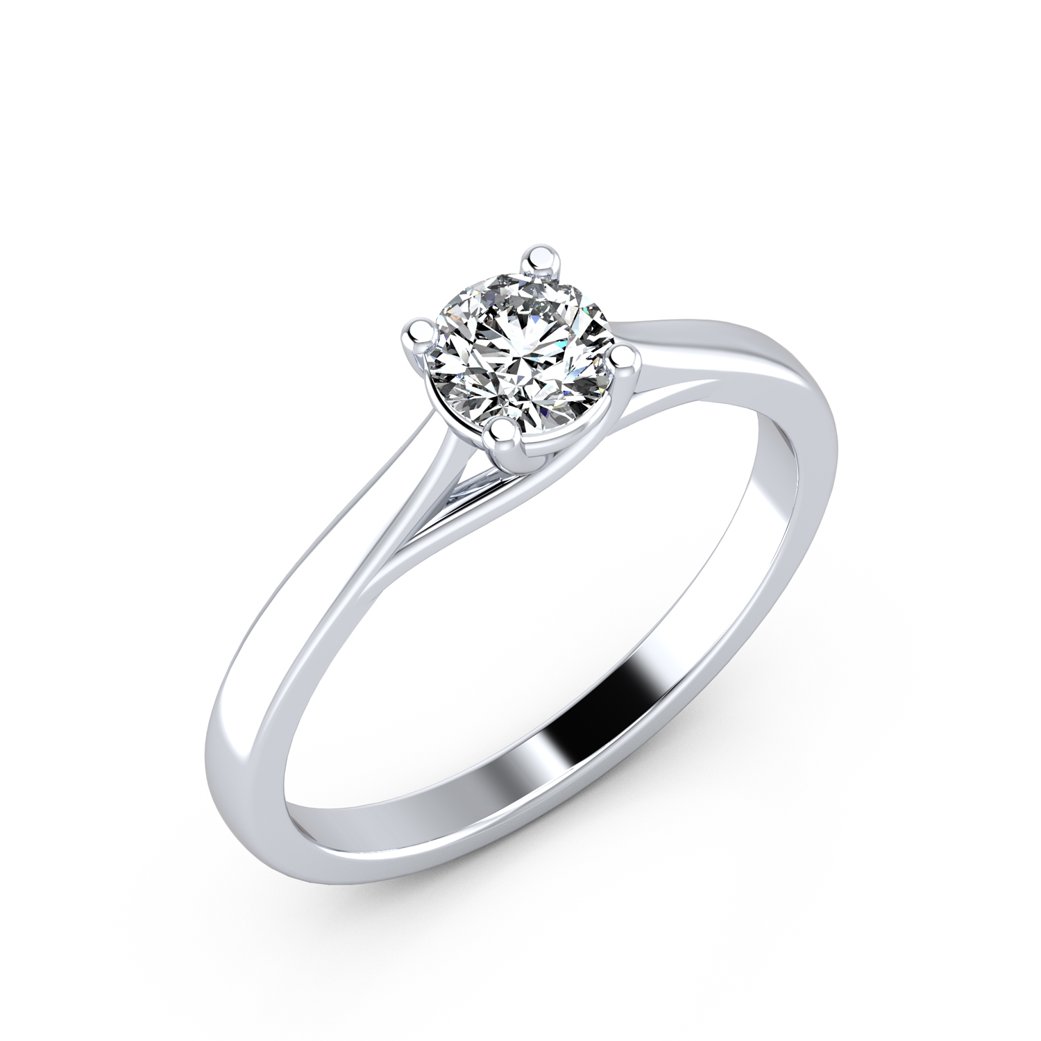 VR014 925er Silber 1x0.50ct. - 45495