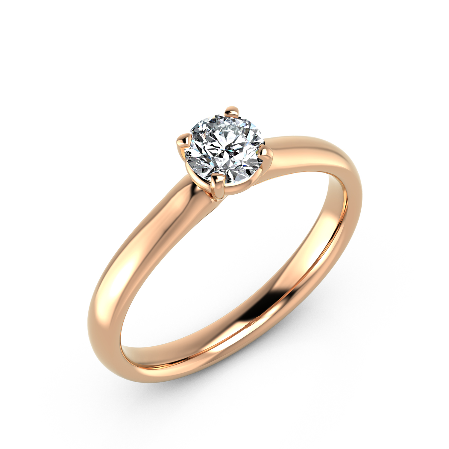 VR040 333er Rotgold 1x0.50ct. - 48446