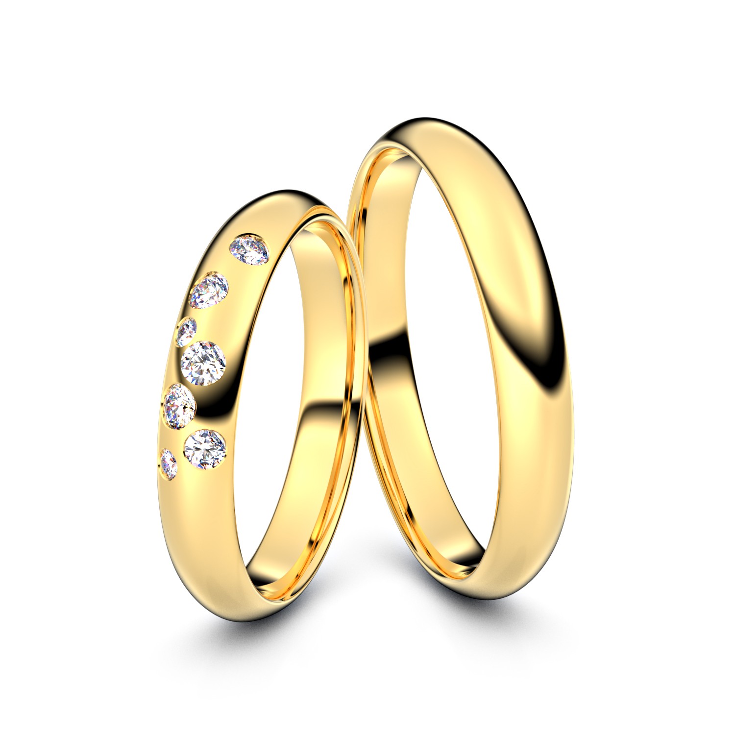 Modell TR099 Sternenhimmel 585er Gelbgold - 27564