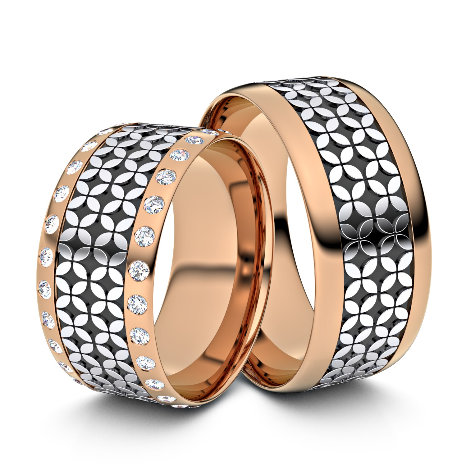 Modell TR200 750er Rotgold-Weißgold - 31757