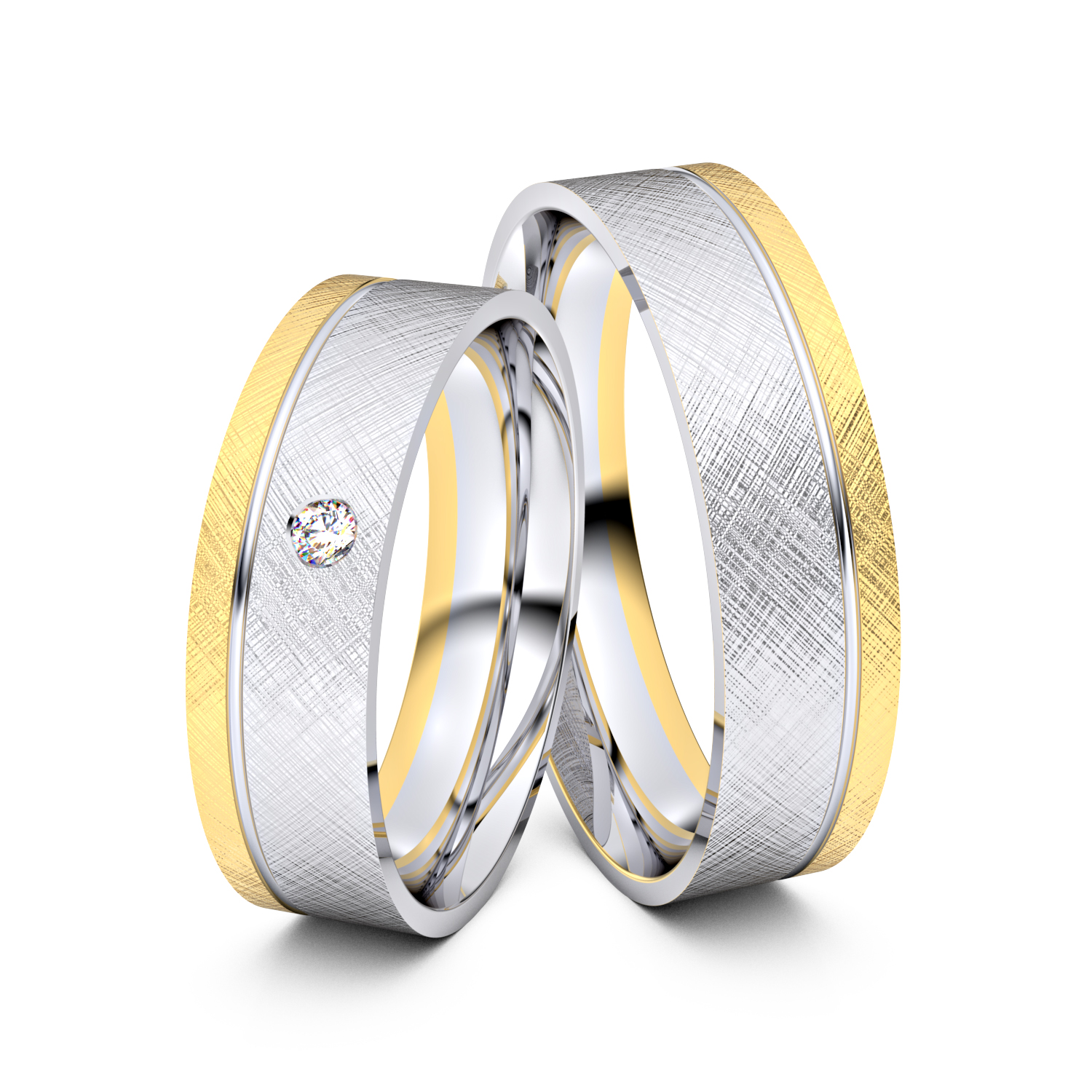 Modell TR377 750er Weißgold-Gelbgold - 38208