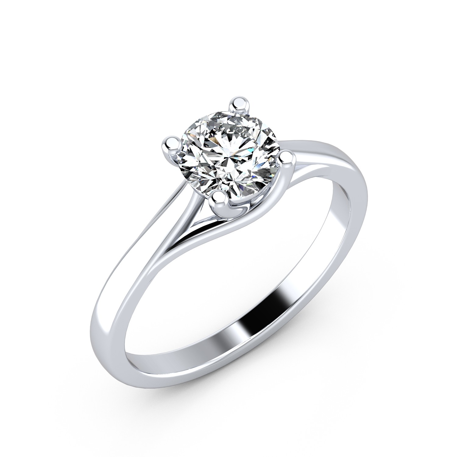 VR014 925er Silber 1x1.00ct. - 45525