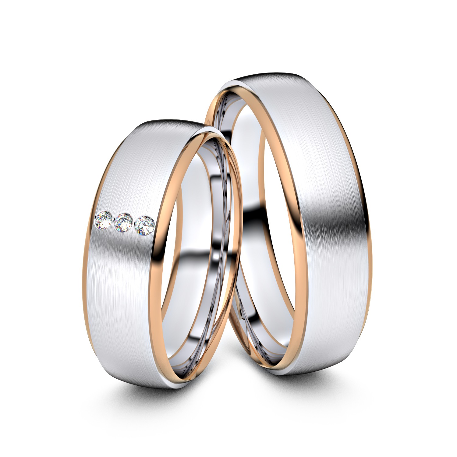 Modell TR281 750er Weißgold-Rotgold - 34767