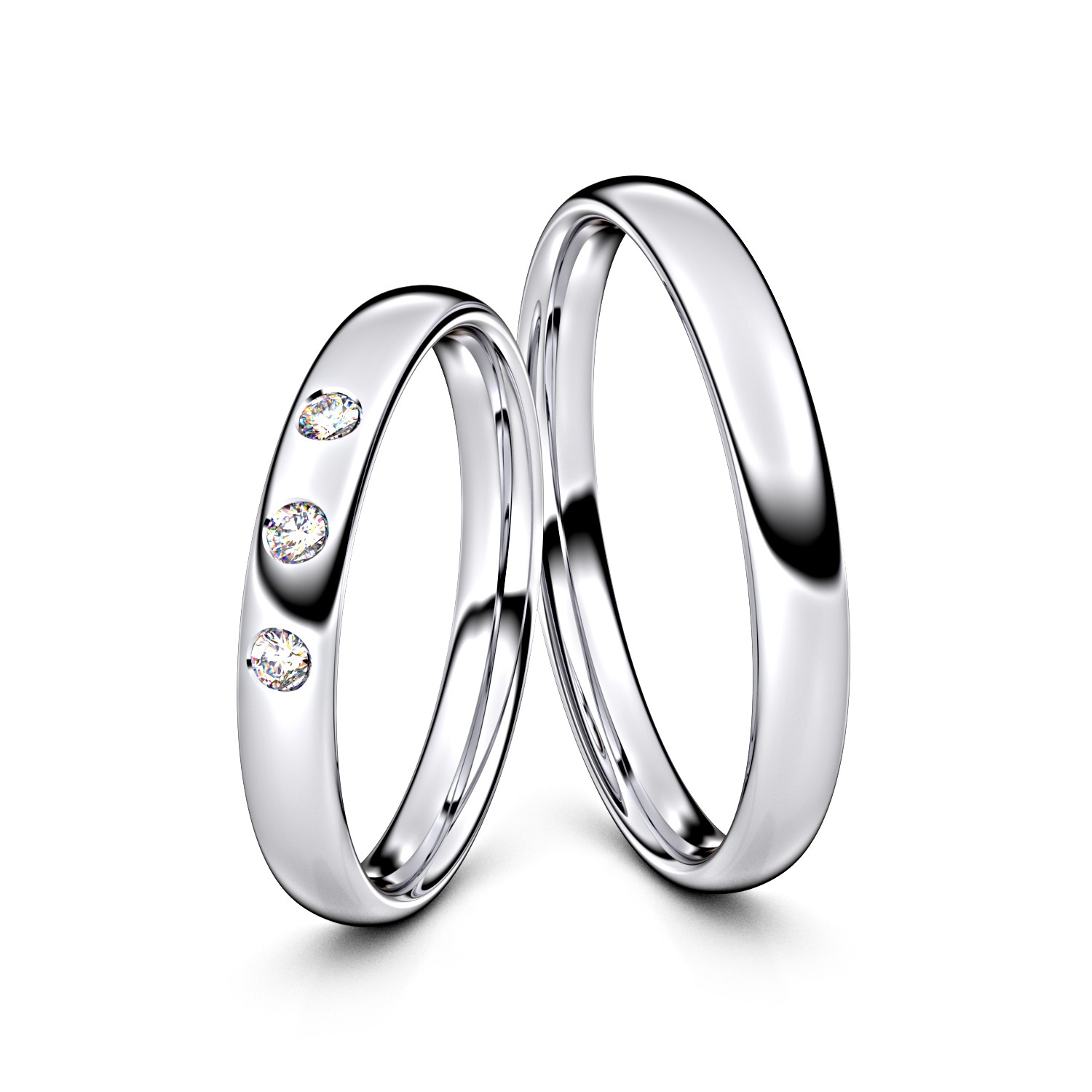 Modell TR039 Classic 333er Weißgold - 25105