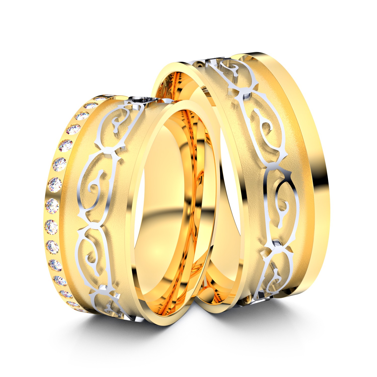 Modell TR253 750er Gelbgold-Weißgold - 33851