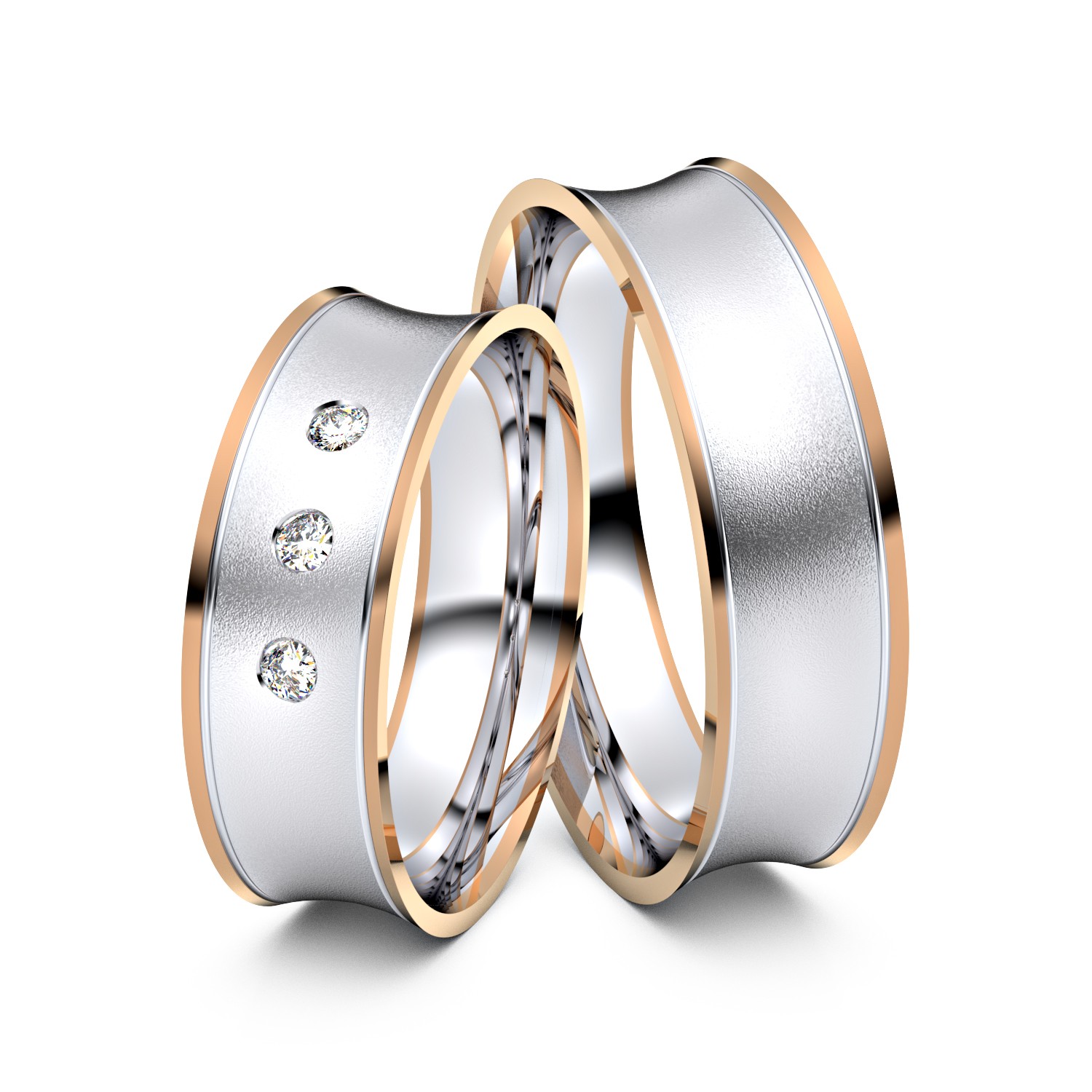 Modell TR325 750er Weißgold-Rotgold - 36247