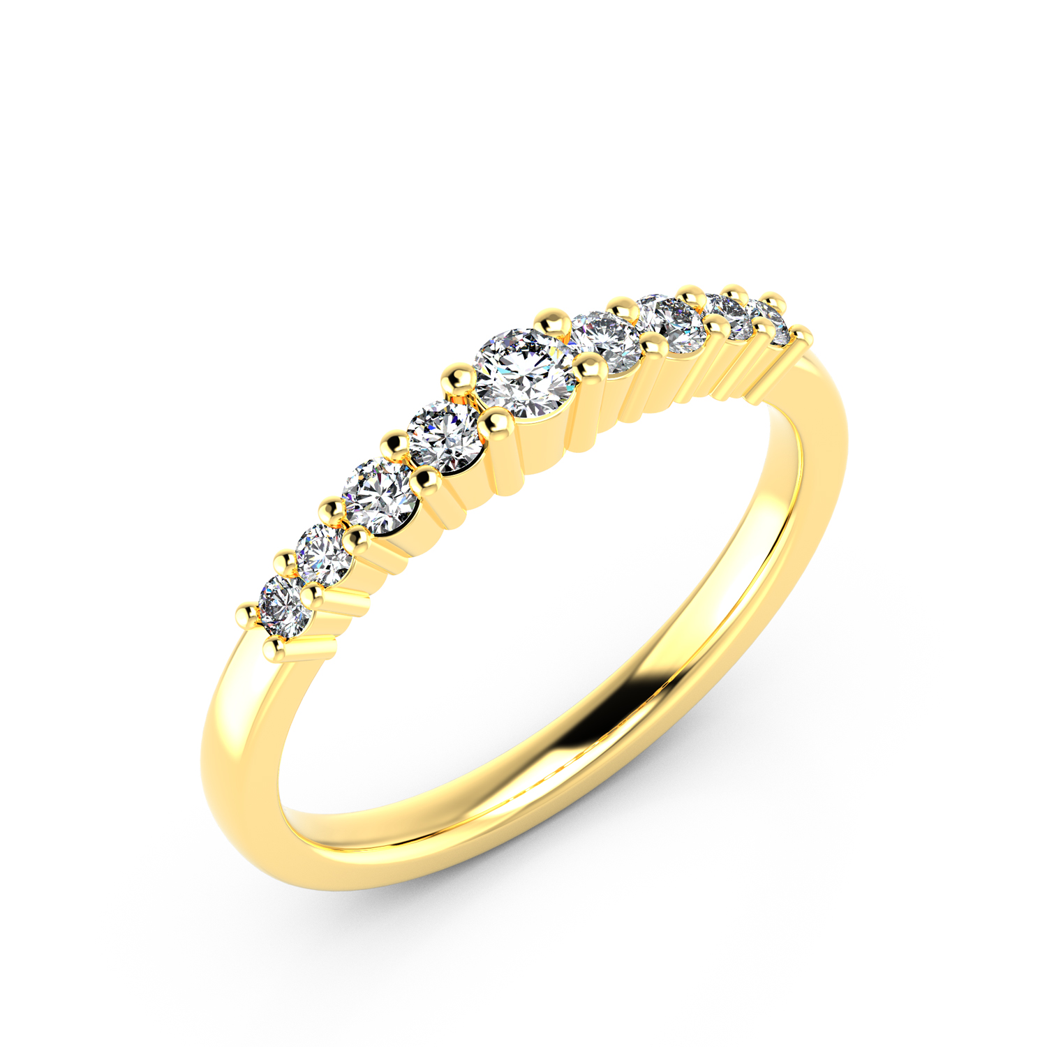 VR012 333er Gelbgold 1x0.09|4x0.04|4x0.025ct. - 45280