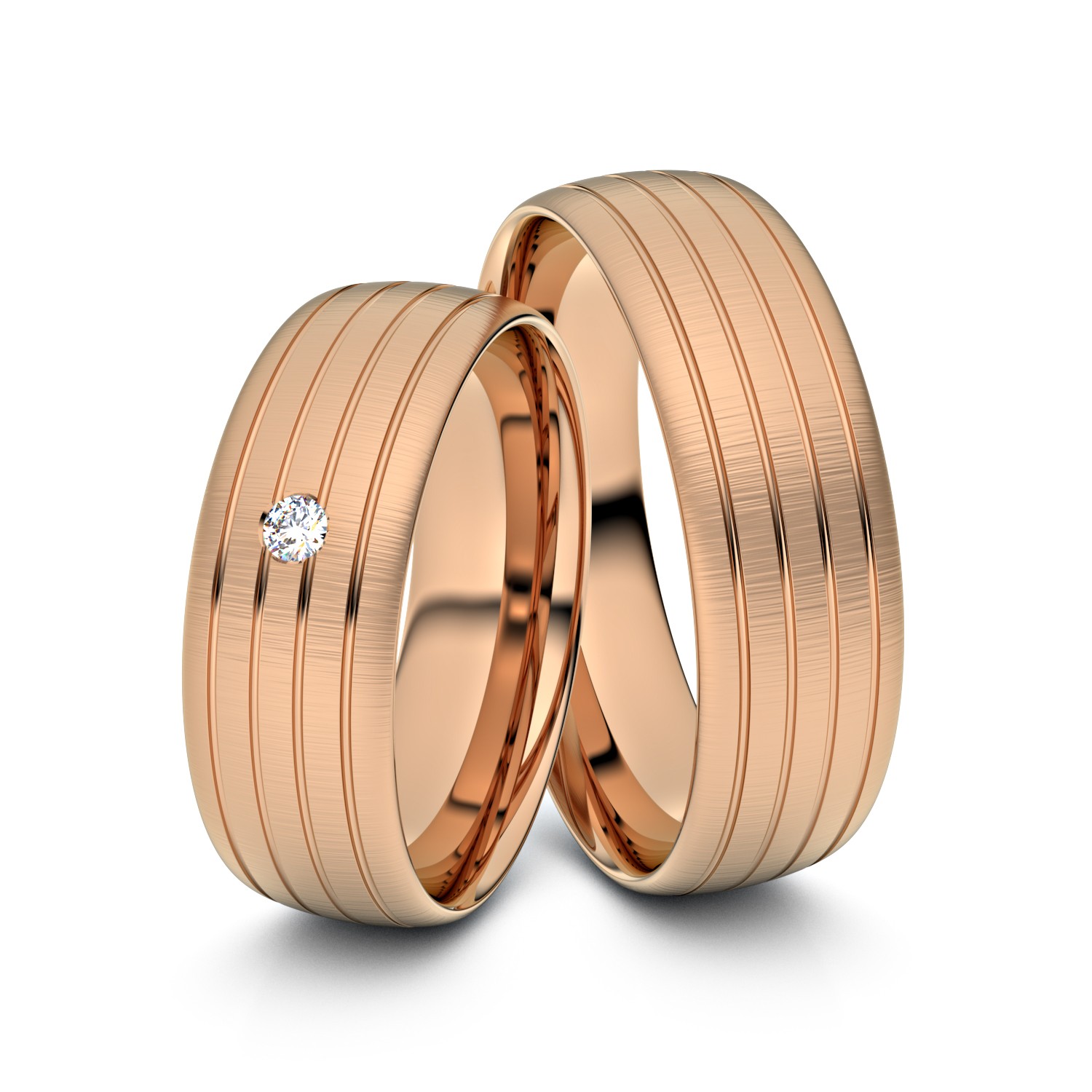 Modell TR125 Vier Fugen 333er Rotgold - 28720