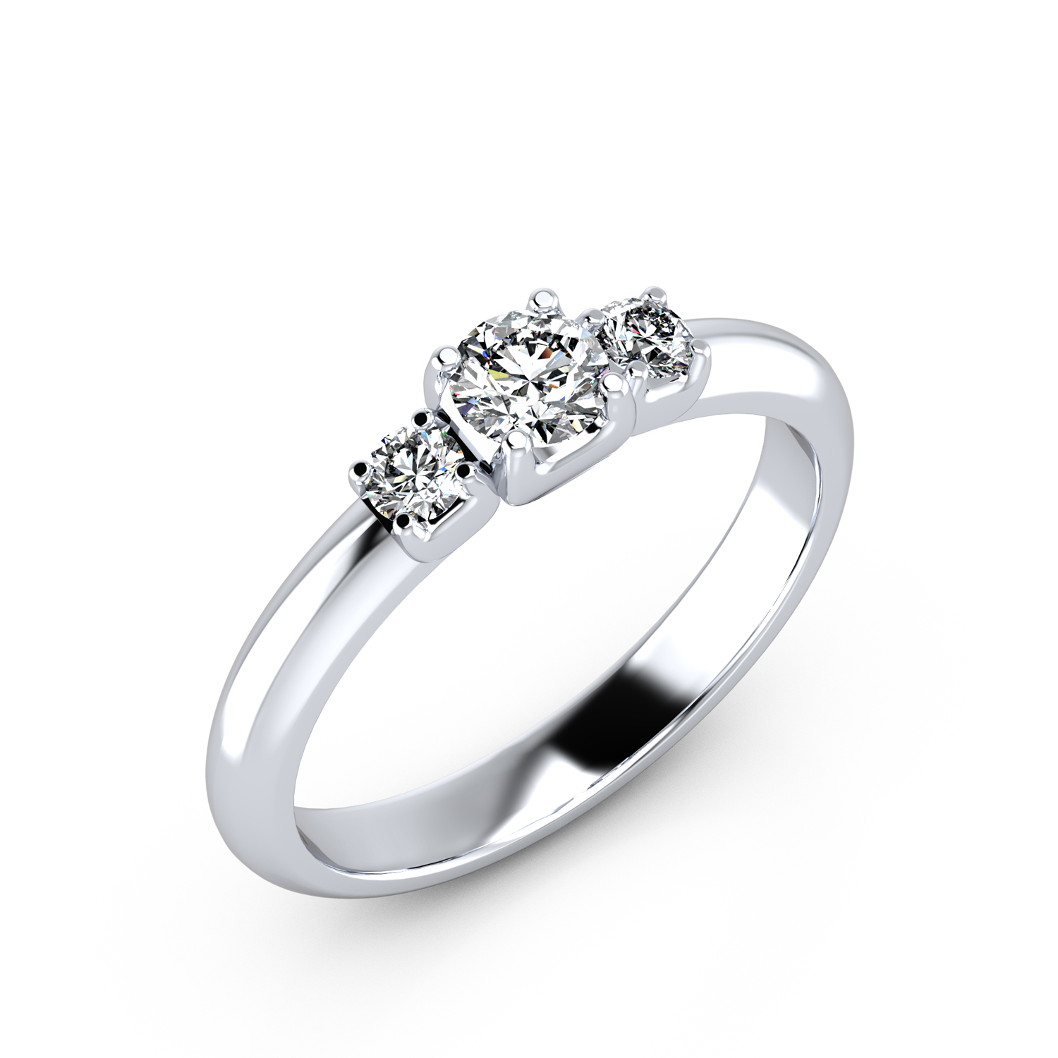 VR013 925er Silber 1x0.30|2x0.10ct. - 45429