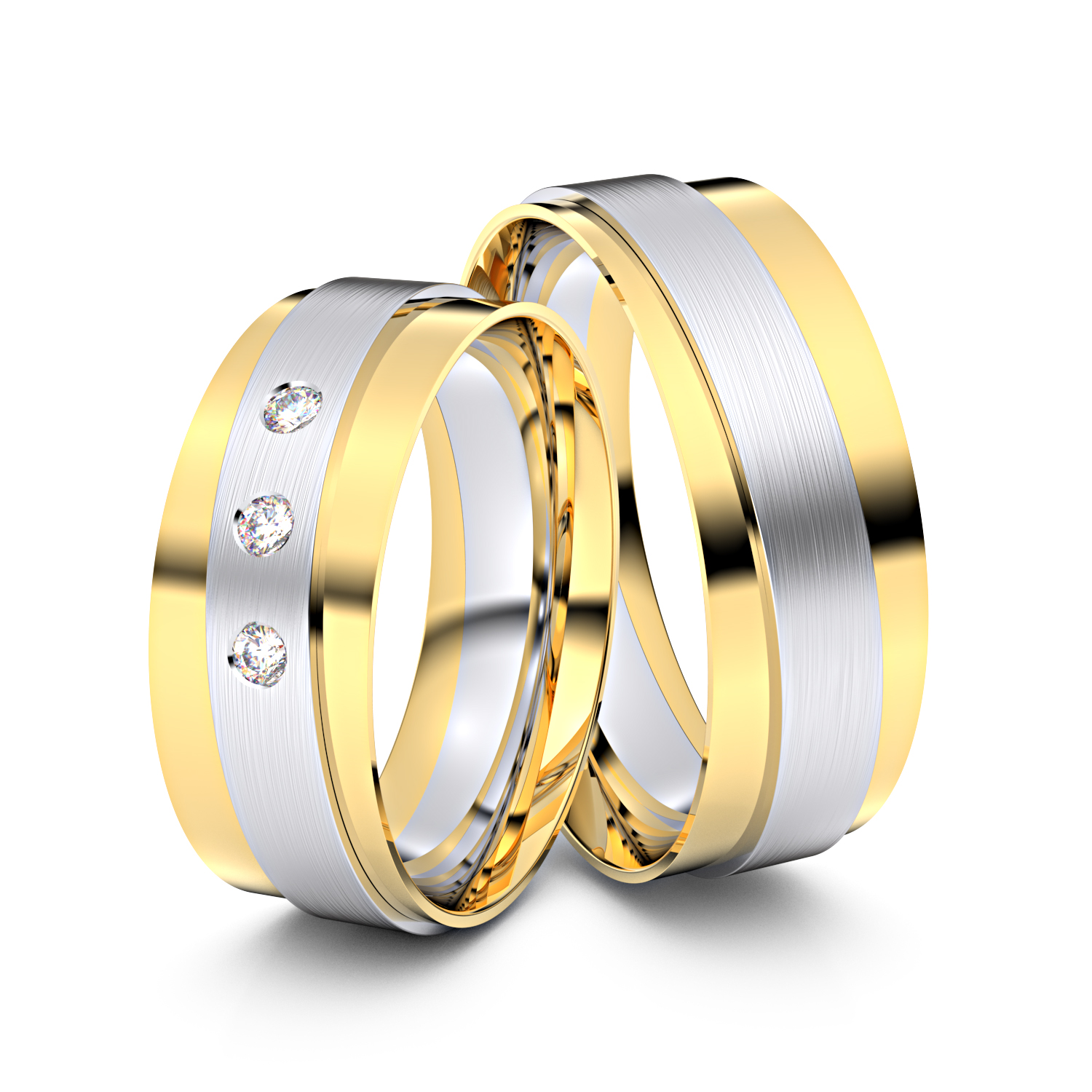 Modell TR260 750er Gelbgold-Weißgold - 34129