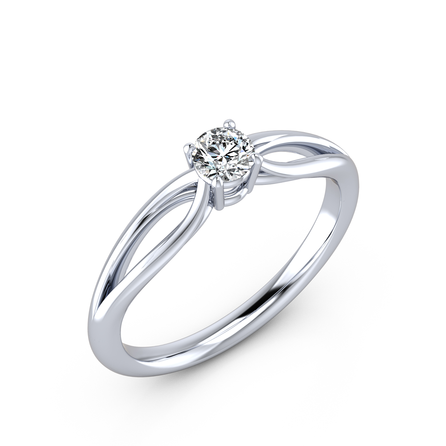 VR016 950er Platin 1x0.25ct. - 45725