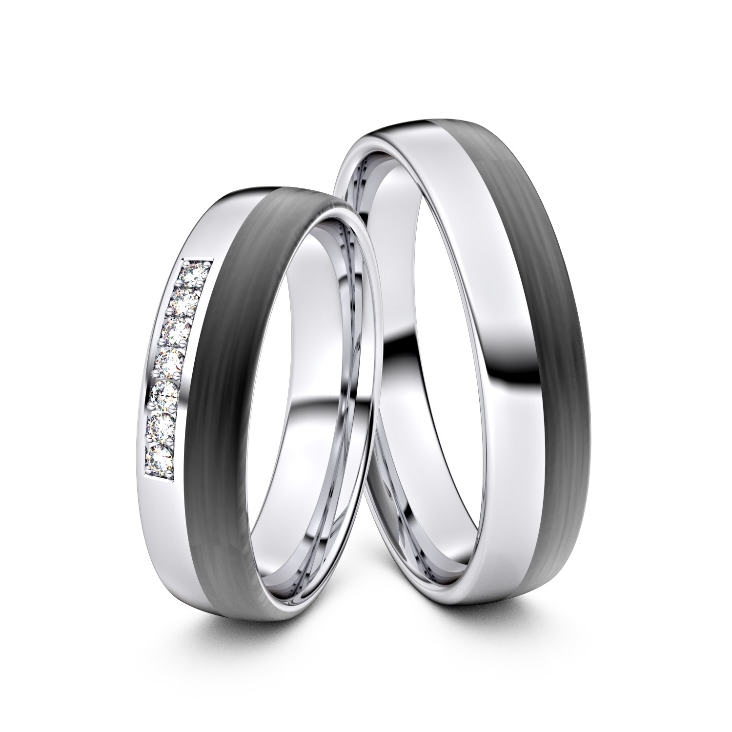 Modell TR056 925er Silber-Carbon - 25797