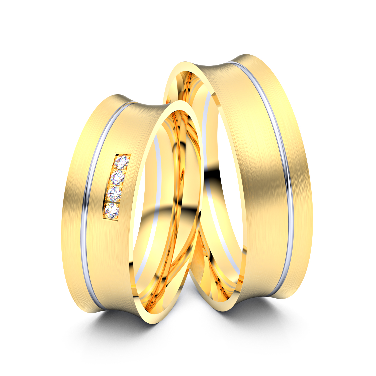 Modell TR312 585er Gelbgold-Weißgold - 35795